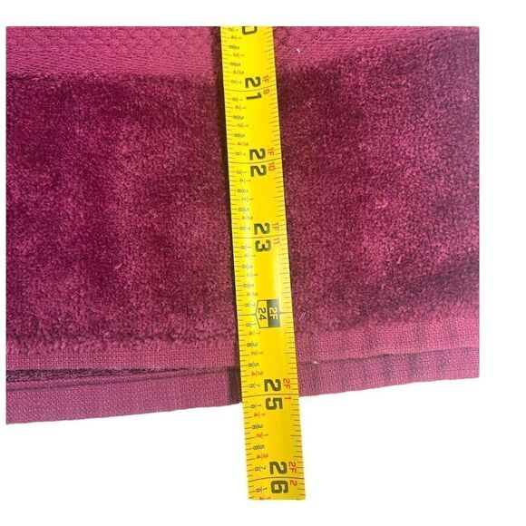 Utopia Towel Large Red Burgundy Wine Cotton Bath Towel 30”x48” Bath Sheet - Picture 5 of 5